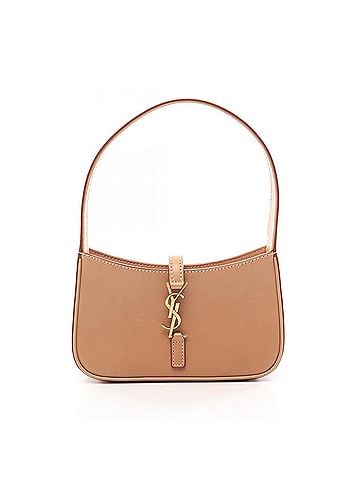 Yves Saint Laurent Yves Saint Laurent Saint Laurent Paris Mini Hobo LE 5 A 7 Handbag, Leather, Women's, Beige, 710318 (view 1)