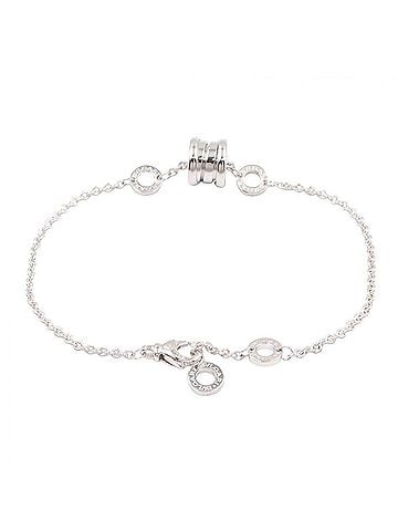 Bvlgari Bvlgari Bulgari B-zero1 Element Bracelet, 18K White Gold (WG), Women's, Silver Tone (view 2)