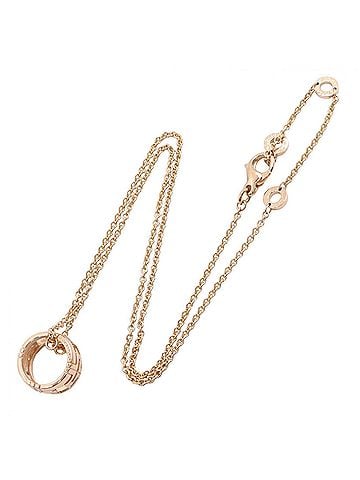 Bvlgari Bulgari BVLGARI Parentesi Necklace, 18KPG (Pink Gold), Women's, Gold Tone (view 2)