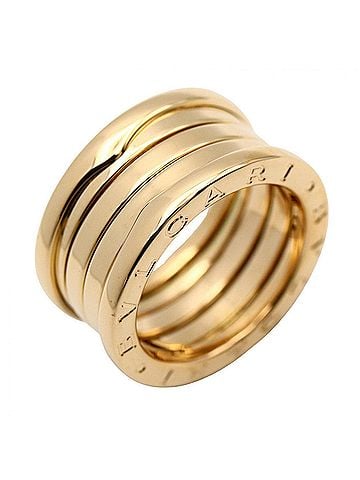 Bvlgari Bulgari BVLGARI B-zero1 Ring, 4-band ring, 18K (yellow gold), men's and women's, gold tone, 346589 (view 1)