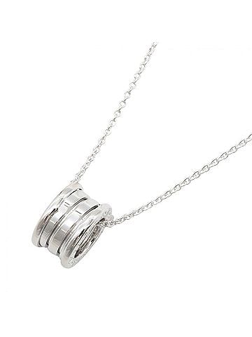 Bvlgari Bvlgari Bulgari B-zero1 Necklace, 18K White Gold (18KWG), Silver Tone, for Men and Women, Item Number 352815 (view 1)