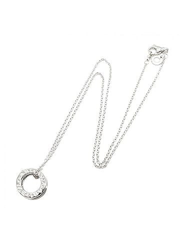Bvlgari Bvlgari Bulgari B-zero1 Necklace, 18K White Gold (18KWG), Silver Tone, for Men and Women, Item Number 352815 (view 2)