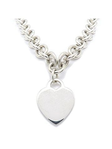 Tiffany & Co. TIFFANY&amp;Co. Tiffany Heart Tag Necklace SV925 Women's 296111 (view 1)