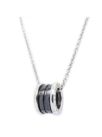 Bvlgari BVLGARI Save the Children Necklace, SV925 x Black Ceramic, B.zero1, Women's, 296105 (view 2)