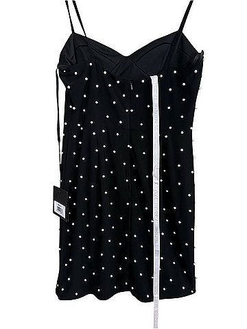 Mac Duggal Pearl Embellished Mini Dress Cocktail Dress (view 2)