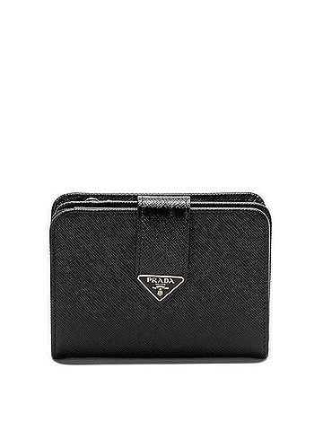 Prada Logo Leather Wallet (view 1)