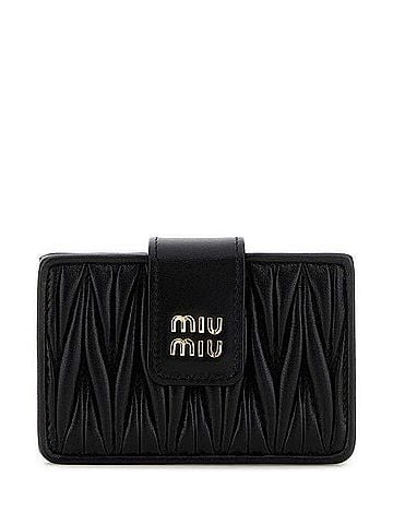 Miu Miu Nappa Leather Card Holder (view 1)