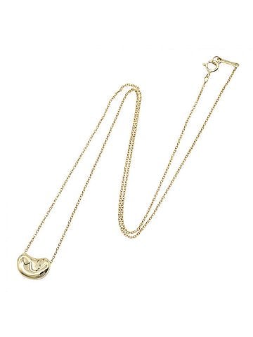 Tiffany & Co. Tiffany &amp; Co. Bean Mini Necklace, 18K (Yellow Gold), Women's, Gold Tone, 60957304 (view 2)
