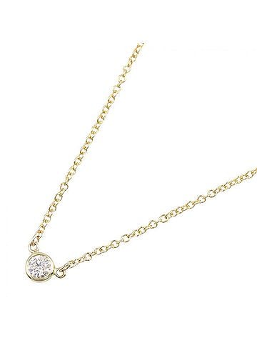 Tiffany & Co. Tiffany &amp; Co. By the Yard Necklace, 18K (Yellow Gold) Diamond Women's, Gold Tone, Clear Tone (view 1)