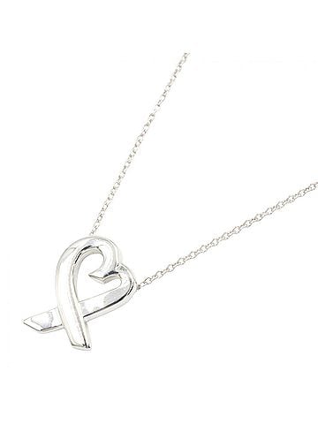 Tiffany & Co. Tiffany &amp; Co. Loving Heart Necklace, Sterling Silver 925, Women's Jewelry, Tone (view 1)