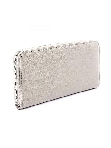 Tod's Tod's Round Long Wallet, Leather, Women's, Gray (view 2)