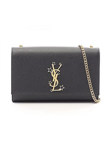 Yves Saint Laurent Yves Saint Laurent Saint Laurent Paris Kate Star Shoulder Bag/Handbag, Leather, Women's, Black, 446754 (view 1)