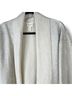 Chico's 100% Wool Silver Ivory Jacket Size L - photo 3