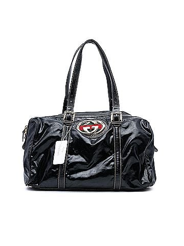 Gucci Coated Canvas Dialux Britt Boston Bag (view 1)
