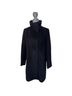Cole Haan 63% Wool 22% Viscose 6% Polyester 4% Alpaca 100% Polyester Black Coat Size 10 - photo 1