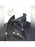 Cole Haan 63% Wool 22% Viscose 6% Polyester 4% Alpaca 100% Polyester Black Coat Size 10 - photo 4