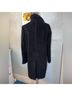 Cole Haan 63% Wool 22% Viscose 6% Polyester 4% Alpaca 100% Polyester Black Coat Size 10 - photo 6