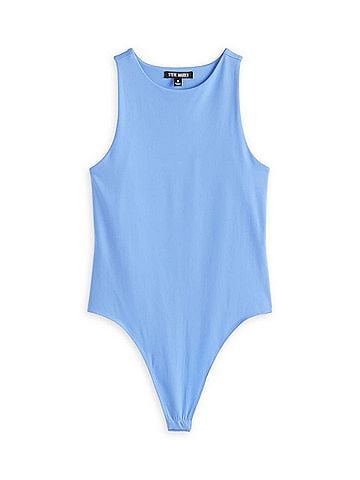 Steve Madden Women's Nico Knit Bodysuit in Granada Sky (view 1)