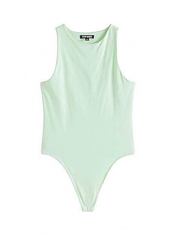 Steve Madden Women's Nico Knit Bodysuit in Birds Egg (view 1)