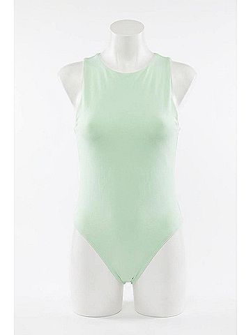 Steve Madden Women's Nico Knit Bodysuit in Birds Egg (view 2)