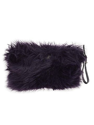 Prada Clutch Faux Fur Purple Fur Clutche &amp; Pouche Bag (view 1)