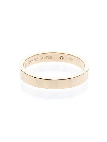 Cartier C De Wedding Band Platinum With Diamond Gold Pink_Gold Ring Jewelry (view 2)