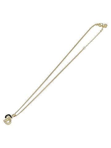 Dior Cd Pendant Metal Gold Metal Necklace Jewelry (view 1)