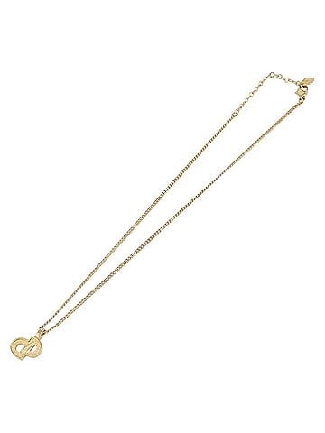 Dior Cd Pendant Metal Gold Metal Necklace Jewelry (view 2)