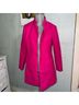 Allegra K 100% Polyester Pink Coat Size S - photo 7