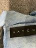 Hatch 100% Cotton Chevron-herringbone Blue Hatch Jumpsuit Size M - photo 3
