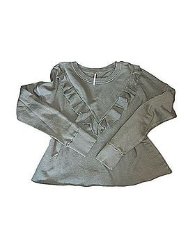 Free People Ooh La Ruffle Pullover Long Sleeve Top (view 1)