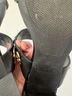 Nicole Miller Black Gold Sandals Size 7 - photo 6