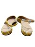 J.Crew Checkered-gingham Yellow White Flats Size 6 1/2 - photo 2