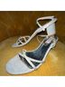Badgley Mischka Silver Heels Size 7 1/2 - photo 5