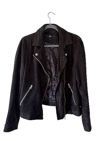 Quince 100% Suede Biker Leather Jacket (view 1)