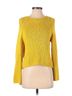 Massimo Dutti 100% Cotton Yellow Massimo Dutti Pullover Sweater Size S - photo 1