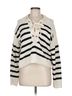 Massimo Dutti 100% Cotton Stripes Ivory Massimo Dutti Pullover Sweater Size M - photo 1