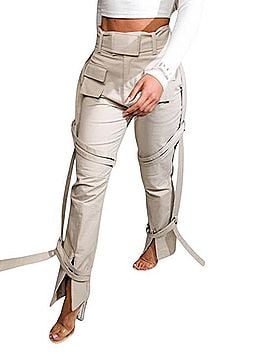 MANIERE DE VOiR Carpenter Cargo Trouser Straps Pant Cargo Pants (view 2)