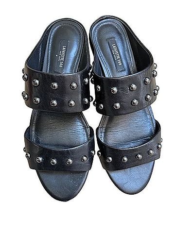 Lafayette 148 New York Double-Strap Studded Mules Mule/Clog (view 1)