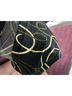 Susan Lawrence Print Black Gold Long Sleeve Top Size M (petite) - photo 5