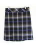 Talbots 80% Polyester 20% Wool 100% Polyester Plaid Black Blue Gray Wool Skirt Size 8 - photo 5