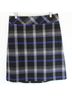 Talbots 80% Polyester 20% Wool 100% Polyester Plaid Black Blue Gray Wool Skirt Size 8 - photo 7