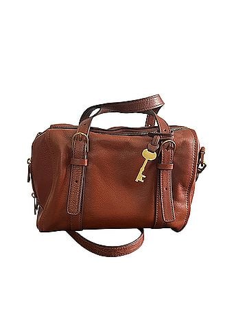 Fossil Carlie Leather Satchel (view 1)