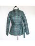J.Crew Belted Tartan Plaid Puffer Jacket - photo 4