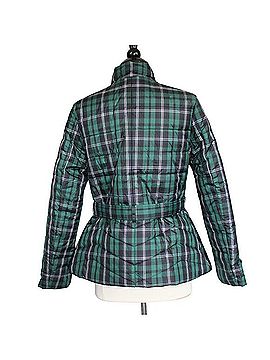 J.Crew Belted Tartan Plaid Puffer Jacket (view 2)