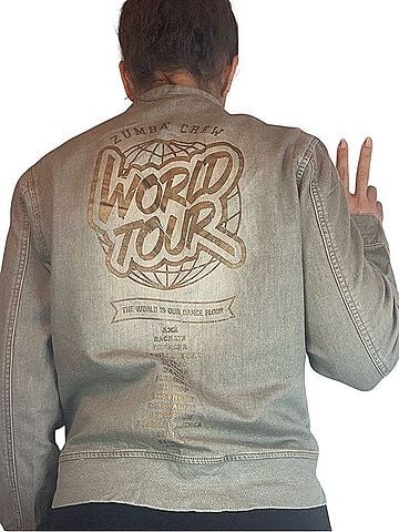 Zumba Wear World Tour Denim Jacket (view 1)