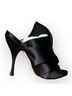 No. 21 Knotted Origami Bow Satin Peep-Toe Mules Mule/Clog - photo 9