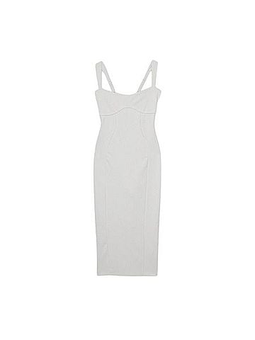 Good American Always Fits Rhinestone Midi Dress Cocktail Dress (view 2)
