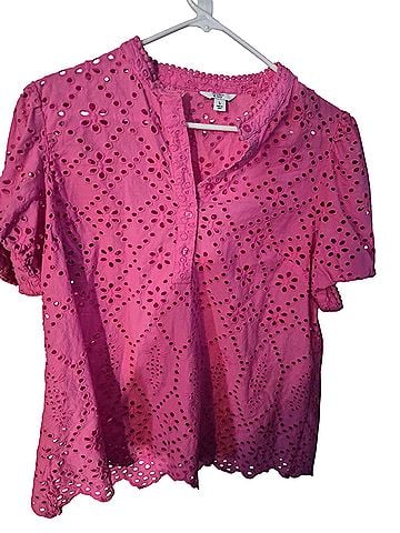 Crown & Ivy Short Sleeve Blouse (view 1)