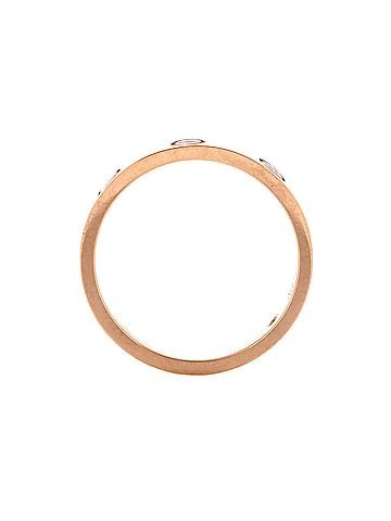Cartier Love Wedding Band 1 Diamond Ring 18K Rose Gold with Diamond (view 2)
